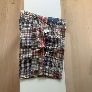 NWT Men’s Polo Patchwork Shorts